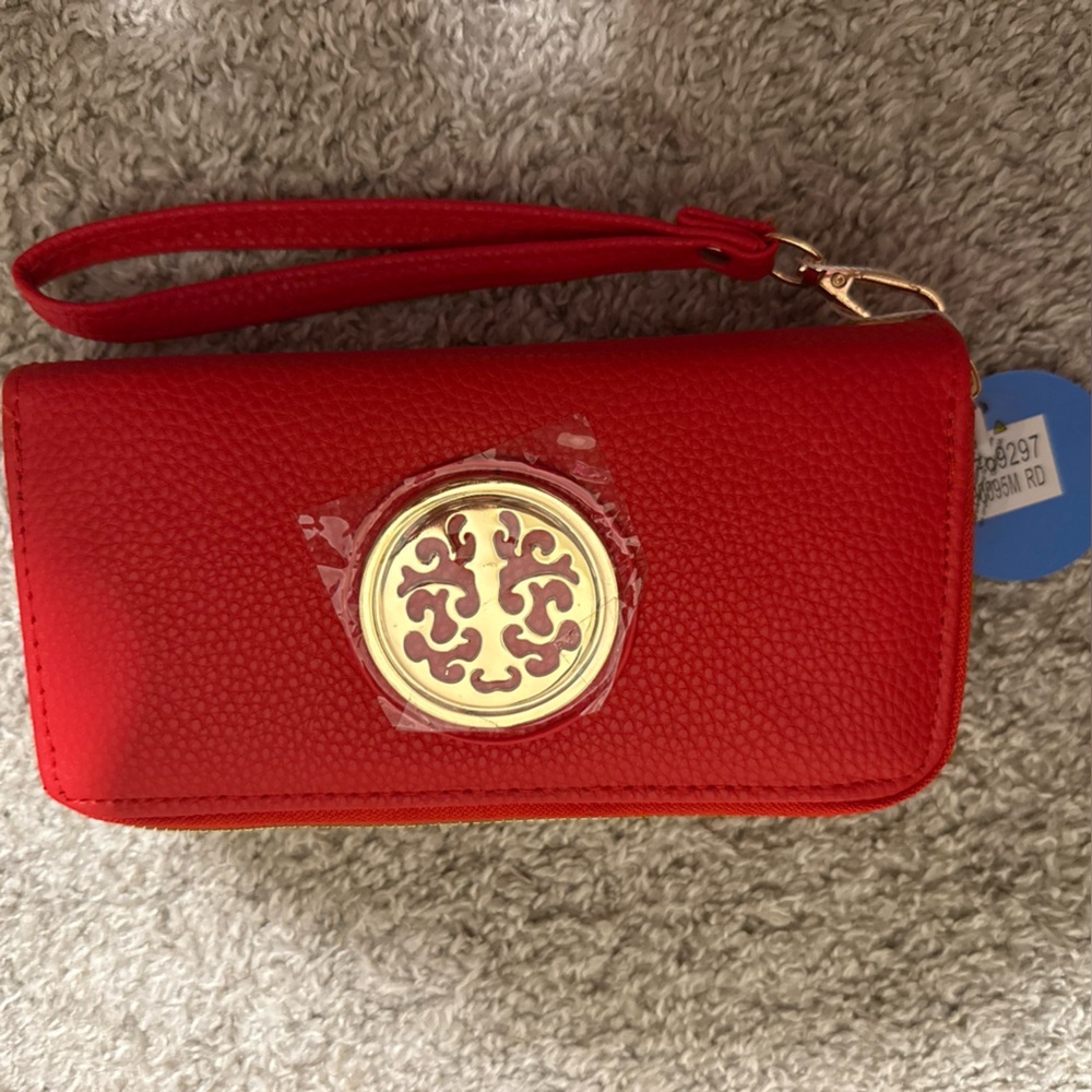 “Tory Burch” Look-a-like Red Wallet